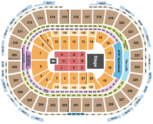 TD Garden Jingle Ball Seating Chart